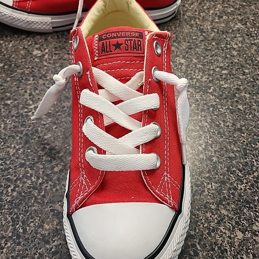 Converse All Stars Chuck Taylor Padded Youth Junior Shoes 637819F Red Sz‎ 3